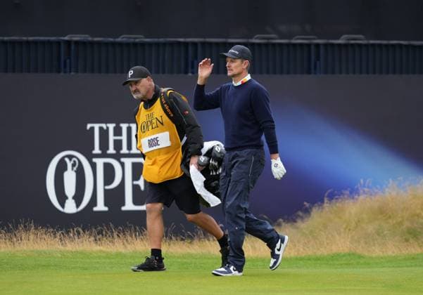 Justin Rose on the 18th green. The British Open Championship, Day Three, Golf, Royal Troon, Troon, UK - 20 July 2024  Copyright: xStuartxWallace Shutterstockx 14588004ca