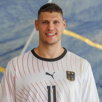 Sebastian Heymann GER, 11 Portrait, Single image, 20 07 2024, Ludwigsburg Germany , Handball, Team photos national teams for the Olympic Games xprx
