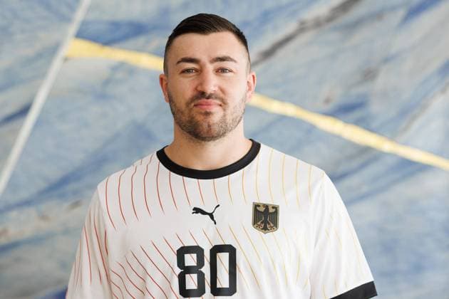 Jannik Kohlbacher GER, 80 Portrait, Single image, 20 07 2024, Ludwigsburg Germany , Handball, Team photos national teams for the Olympic Games xprx