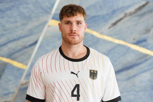 Johannes Golla GER, 4 Portrait, Single image, 20 07 2024, Ludwigsburg Germany , Handball, Team photos national teams for the Olympic Games xprx