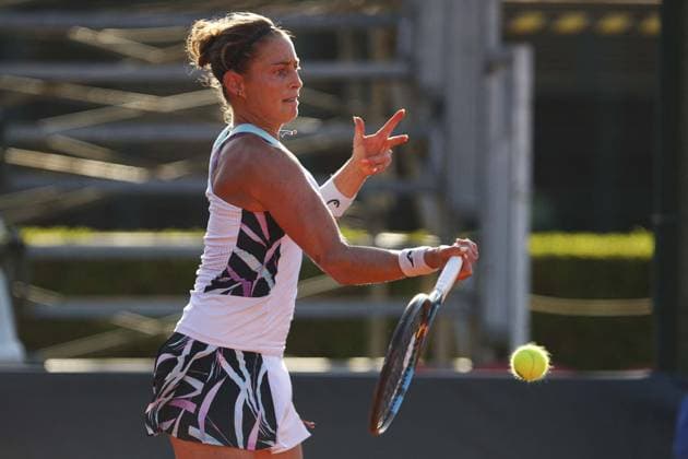 International Tennis match - Palermo Open Ladies WTA, Tennis Damen 250 Yvonne Cavalle Reimers celebration during Palermo Open Ladies WTA 250, International Tennis match in Palermo, Italy, July 20 2024 Palermo Italy  Copyright: xIPAxSport ABACAx