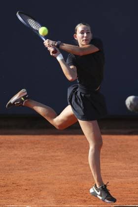 International Tennis match - Palermo Open Ladies WTA, Tennis Damen 250 Yana Sizikova in action during Palermo Open Ladies WTA 250, International Tennis match in Palermo, Italy, July 20 2024 Palermo Italy  Copyright: xIPAxSport ABACAx