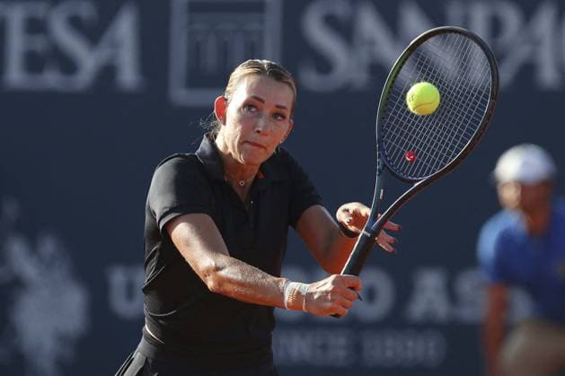 International Tennis match - Palermo Open Ladies WTA, Tennis Damen 250 Yana Sizikova in action during Palermo Open Ladies WTA 250, International Tennis match in Palermo, Italy, July 20 2024 Palermo Italy  Copyright: xIPAxSport ABACAx