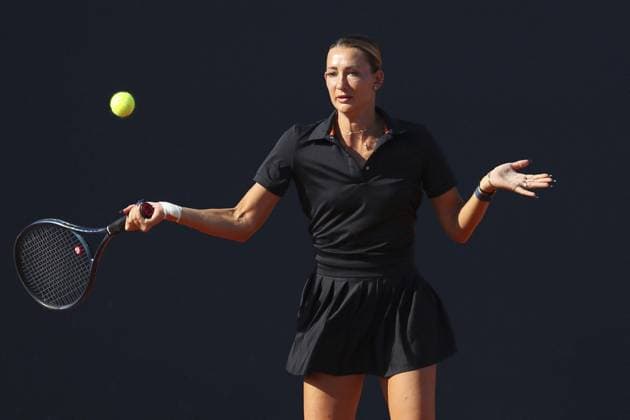 International Tennis match - Palermo Open Ladies WTA, Tennis Damen 250 Yana Sizikova in action during Palermo Open Ladies WTA 250, International Tennis match in Palermo, Italy, July 20 2024 Palermo Italy  Copyright: xIPAxSport ABACAx