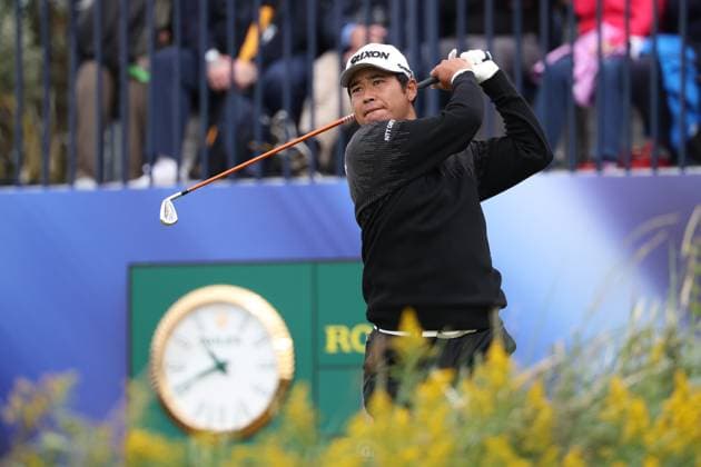 Japan s Hideki Matsuyama on the 1st hole during the day 3 of the 2024 British Open Golf Championships at the Royal Troon golf club in Troon, Scotland, on July 20, 2024. Noxthirdxpartyxsales  (260238066)