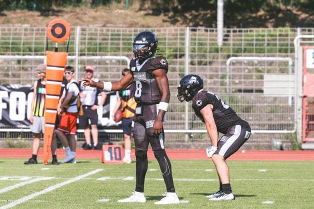 Tyquell Fields Berlin Rebels, 08 ,Berlin Rebels vs Potsdam Royals, American Football, GFL, 2024, Season, 20 07 2024, Berlin Berlin Land Copyright: xFootxBowl ThomasxSobotzkix