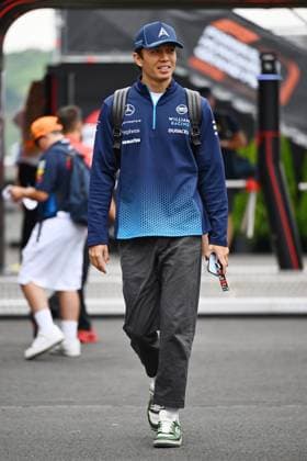 July 21, 2024, Budapest, Budapest, Hungary: Alex Albon of Williams arrives to the paddock beforeo the feature race of the 2024 Formula 1 Hungarian Grand Prix held on the Hungaroring. Budapest Hungary - ZUMAs291 20240721_zip_s291_002 Copyright: xBalintxSzentgallayx