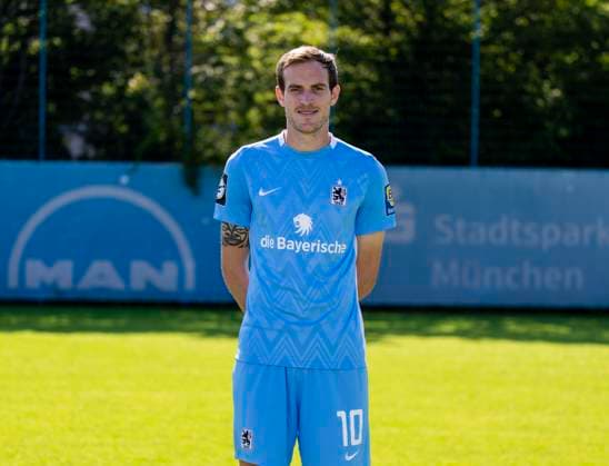 21 07 2024, Football 3 League 2024 2025, TSV 1860 Munich, portrait appointment 2024 2025, at Grünwalderstrasse, Munich Fabian Schubert TSV 1860 Munich