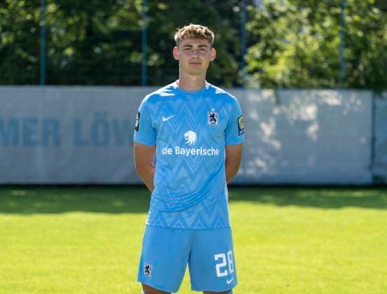 21 07 2024, Football 3 League 2024 2025, TSV 1860 Munich, portrait appointment 2024 2025, at Grünwalderstrasse, Munich Florian Bähr TSV 1860 Munich