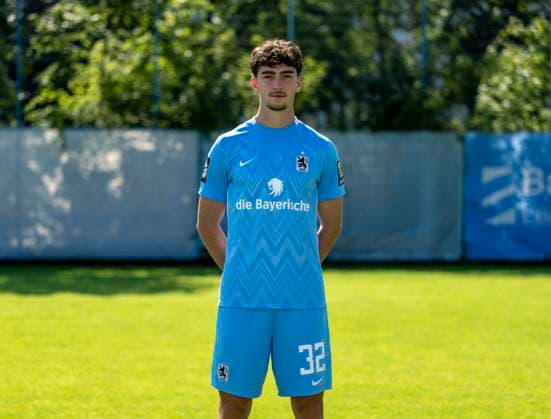 21 07 2024, Football 3 League 2024 2025, TSV 1860 Munich, portrait appointment 2024 2025, at Grünwalderstrasse, Munich Moritz Bangerter 1860 Munich