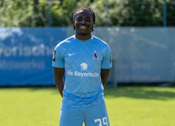 21 07 2024, Football 3 League 2024 2025, TSV 1860 Munich, portrait appointment 2024 2025, at Grünwalderstrasse, Munich Eliot Muteba TSV 1860 Munich