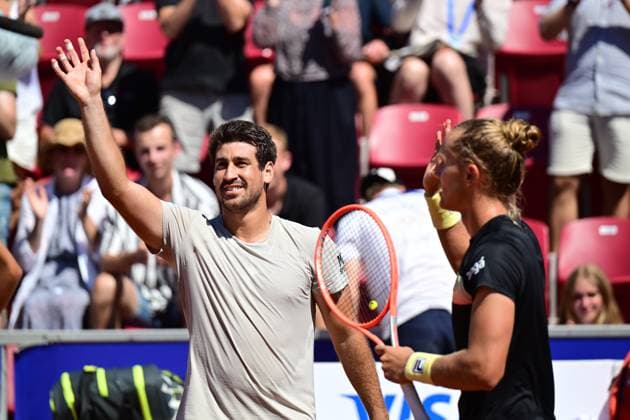 Brazil s Orlando Luz and Rafael Matos win Sunday s men s doubles final against France s Manuel Guinard and Gregoire Jacq in the Nordea Open in Bastad, Sweden on July 21, 2024 BASTAD SWEDEN x9200x  Copyright: xBjörnxLarssonxRosvall TTx NORDEA OPEN BASTAD FINAL