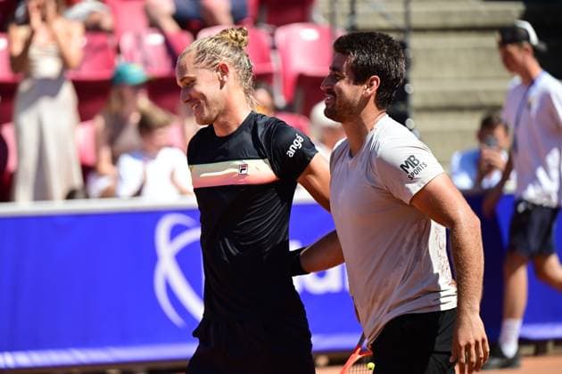 Brazil s Rafael Matos and Orlando Luz win Sunday s men s doubles final against France s Manuel Guinard and Gregoire Jacq in the Nordea Open in Bastad, Sweden on July 21, 2024 BASTAD SWEDEN x9200x  Copyright: xBjörnxLarssonxRosvall TTx NORDEA OPEN BASTAD FINAL