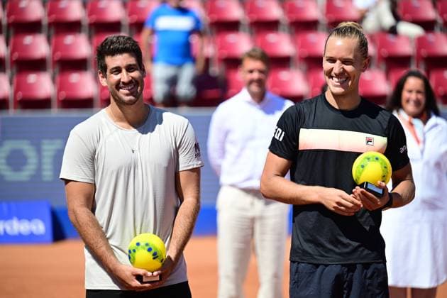 Tennis, ATP tournament in Bastad, doubles final