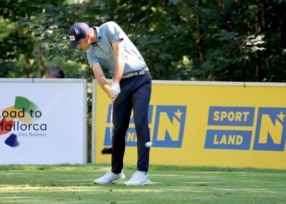 GOLF - EURAM Bank Open 2024 RAMSAU,AUSTRIA,21.JUL.24 - GOLF - Challenge Tour, EURAM Bank Open, GC Adamstal. Image shows Pietro Bovari (ITA).  GEPAxpictures xHansxOberlaender