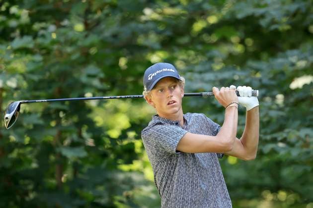 GOLF - EURAM Bank Open 2024 RAMSAU,AUSTRIA,21.JUL.24 - GOLF - Challenge Tour, EURAM Bank Open, GC Adamstal. Image shows Martin Couvra (FRA).  GEPAxpictures xHansxOberlaender