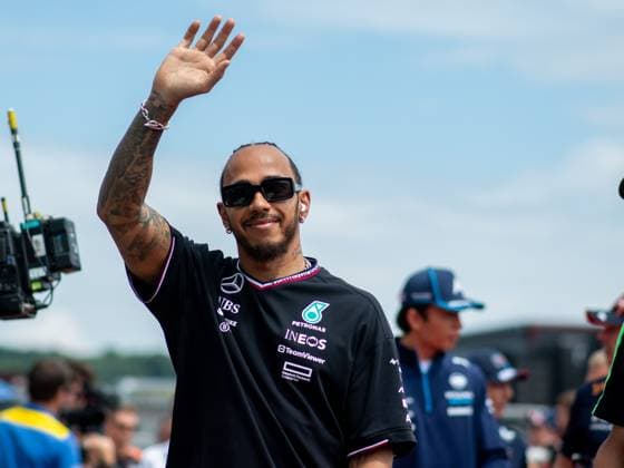 Lewis Hamilton Mercedes AMG Petronas Formula One Team, Great Britain, 44 at the drivers parade, HUN, Formula 1 World Championship, Hungarian Grand Prix, Hungaroring, Race, 21 07 2024 HUN, Formula 1 World Championship, Hungarian Grand Prix, Hungaroring, Race, 21 07 2024 Mogyorod Copyright: xEibner-Pressefoto Memmlerx EP_MMR