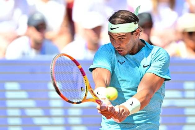 Spain s Rafael Nadal during Sunday s men s singles final against Portugal s Nuno Borges in the Nordea Open in Bastad, Sweden on July 21, 2024 BASTAD SWEDEN x9200x  Copyright: xBjörnxLarssonxRosvall TTx NORDEA OPEN BASTAD FINAL