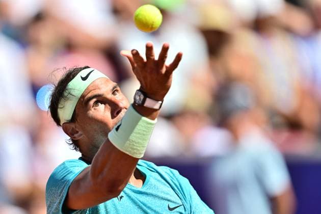 BASTAD, SWEDEN 20240721 Spains Rafael Nadal during Sundays mens singles final against Portugals Nuno Borges at the Nordea Open in Bastad BASTAD SWEDEN x9200x  Copyright: xBjörnxLarssonxRosvall TTx NORDEA OPEN BASTAD FINAL