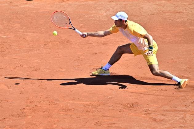 BASTAD 20240721 Portugals Nuno Borges during Sundays mens singles final against Spains Rafael Nadal at the Nordea Open in Bastad BASTAD SWEDEN x9200x  Copyright: xBjörnxLarssonxRosvall TTx NORDEA OPEN BASTAD FINAL