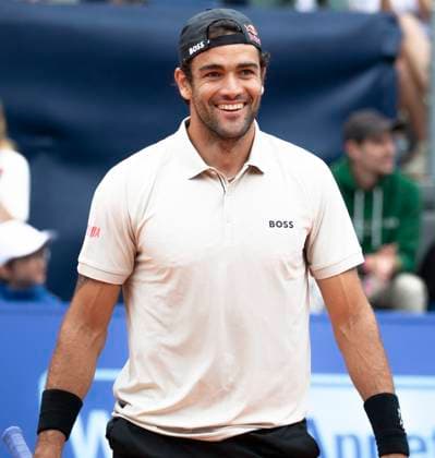 July 21, 2024, Gstaad, Bern, Switzerland: Gstaad Switzerland, 07 21 2024: MATTEO BERRETINI of Italy celebrates his victory during final of EFG Swiss Open Gstaad ATP, Tennis Herren 250, EFG Swiss Open Gstaad-ATP 250 took place at Roy Emerson Arena in Gstaad, which is located in the famous ski resort of Gstaad and which is located in the Bernese Oberland. MATTEO BERRETTINI won 6-3, 6-1 and wins the tournament Gstaad Switzerland - ZUMAd206 20240721_zip_d206_023 Copyright: xEricxDubostx