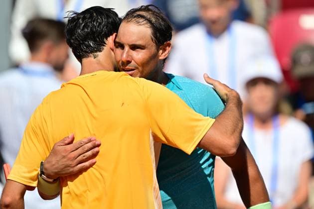 BASTAD 20240721 Portugals Nuno Borges wins Sundays mens singles final against Spains Rafael Nadal at the Nordea Open in Bastad BASTAD SWEDEN x9200x  Copyright: xBjörnxLarssonxRosvall TTx NORDEA OPEN BASTAD FINAL
