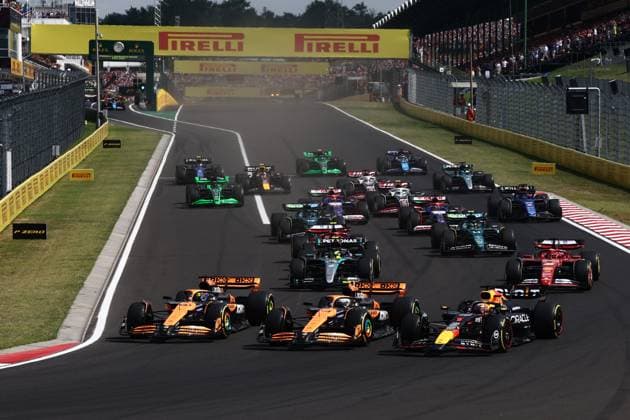 F1 Hungarian Grand Prix 2024 Start of the Formula 1 Hungarian Grand Prix at Hungaroring in Budapest, Hungary on July 21, 2024. Budapest Hungary  Copyright: xJakubxPorzyckix originalFilename:porzycki-f1hungar240721_npxaa.jpg