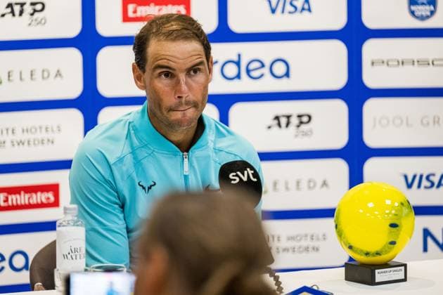 240721 Rafael Nadal of Spain after the final of Nordea Open day 7 on July 21, 2024 in Bastad Photo Niclas Jönsson BILDBYRAN COP 273 NO0291 tennis svenska öppna swedish open bbeng  Copyright: NICLASxJÖNSSON BB240721NO118