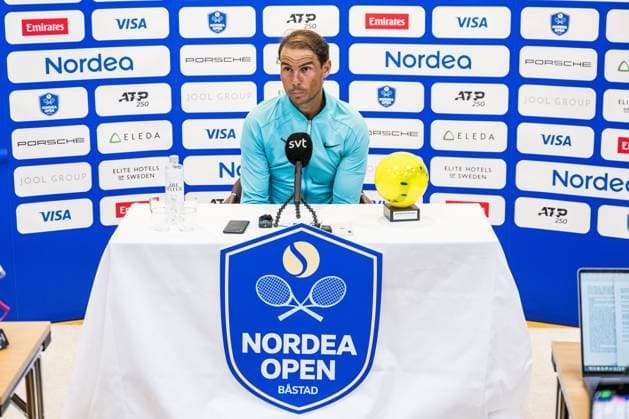 240721 Rafael Nadal of Spain after the final of Nordea Open day 7 on July 21, 2024 in Bastad Photo Niclas Jönsson BILDBYRAN COP 273 NO0291 tennis svenska öppna swedish open bbeng  Copyright: NICLASxJÖNSSON BB240721NO121