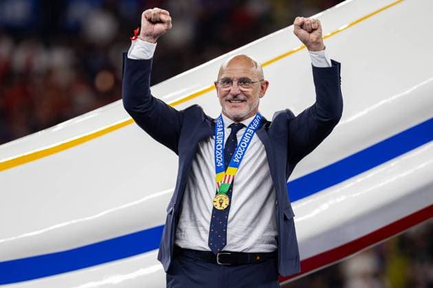 Football, Luis de la Fuente extends his contract as Spains national team coach until 2028, archive images