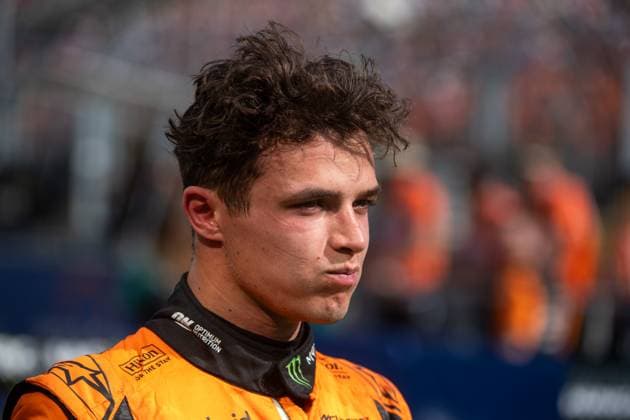 Lando Norris McLaren Formula 1 Team, Great Britain, 04 at Parc Ferme at the finish line after 2nd place, HUN, Formula 1 World Championship, Hungarian Grand Prix, Hungaroring, Race, 21 07 2024 HUN, Formula 1 World Championship, Hungarian Grand Prix, Hungaroring, Race, 21 07 2024 Mogyorod Copyright: xEibner-Pressefoto Memmlerx EP_MMR