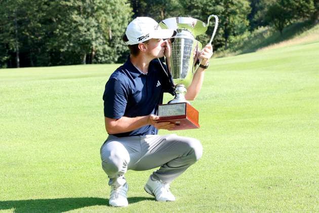 GOLF - EURAM Bank Open 2024 RAMSAU,AUSTRIA,21.JUL.24 - GOLF - Challenge Tour, EURAM Bank Open, GC Adamstal. Image shows Frank Kennedy (GBR).  GEPAxpictures xHansxOberlaender