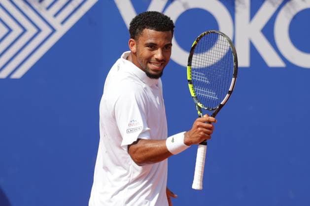 Tennis Men ATP, Tennis Men Tour 500 European Open Hamburg, Hamburg Open ATP 500 2024 , 21 07 2024 , Final , Arthur Fils FRA is happy about winning the match Copyright: FernandoxSoares