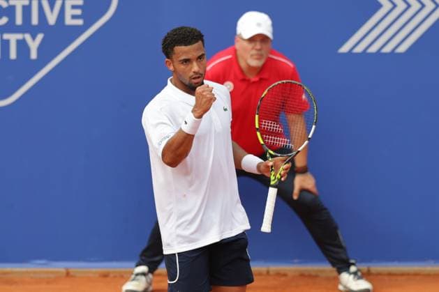 Tennis Men ATP, Tennis Men Tour 500 European Open Hamburg, Hamburg Open ATP 500 2024 , 21 07 2024 , Final , Arthur Fils FRA makes a cry of joy , is happy about the set victory Copyright: FernandoxSoares