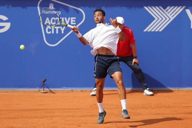 Tennis Men ATP, Tennis Men Tour 500 European Open Hamburg, Hamburg Open ATP 500 2024 , 21 07 2024 , Final , Arthur Fils FRA plays a forehand Copyright: FernandoxSoares