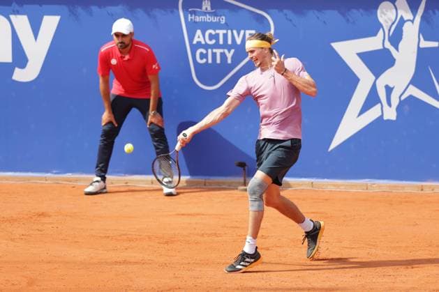 Tennis Men ATP, Tennis Men Tour 500 European Open Hamburg, Hamburg Open ATP 500 2024 , 21 07 2024 , Final , Alexander Zverev GER plays a forehand Copyright: FernandoxSoares