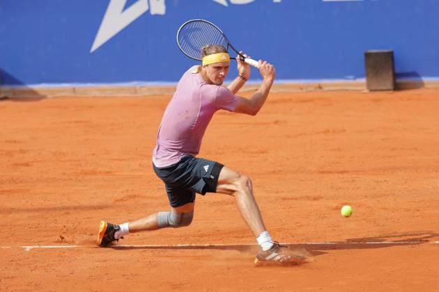 Tennis Men ATP, Tennis Men Tour 500 European Open Hamburg, Hamburg Open ATP 500 2024 , 21 07 2024 , Final , Alexander Zverev GER plays a backhand Copyright: FernandoxSoares