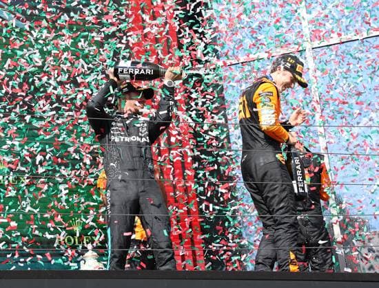 FORMULA 1 HUNGARIAN GRAND PRIX 2024 21 07 2024, Hungaroring, Budapest, FORMULA 1 HUNGARIAN GRAND PRIX 2024 , in the picture winner Oscar Piastri AUS , McLaren F1 Team, 2nd place for Lando Norris GBR , 3rd place for Lewis Hamilton GBR , Mercedes AMG Petronas Formula One Team nordphotoxGmbHx xBratic nph00250