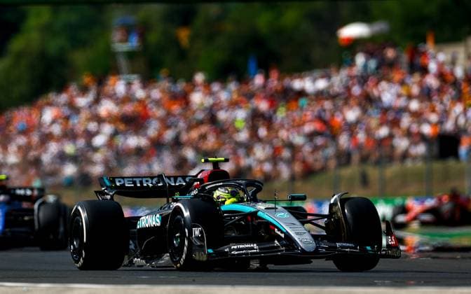 44 Lewis Hamilton GBR, Mercedes AMG Petronas F1 Team , F1 Grand Prix of Hungary at Hungaroring on July 21, 2024 in Budapest, Hungary Photo by HOCH ZWEI Budapest Hungary
