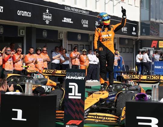 FORMULA 1 HUNGARIAN GRAND PRIX 2024 21 07 2024, Hungaroring, Budapest, FORMULA 1 HUNGARIAN GRAND PRIX 2024 , in the picture winner Oscar Piastri AUS , McLaren F1 Team nordphotoxGmbHx xBratic nph00250