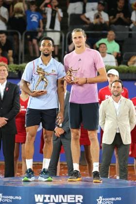 Tennis Men ATP, Tennis Men Tour 500 European Open Hamburg, Hamburg Open ATP 500 2024 , 21 07 2024 , Final , Arthur Fils FRA , Alexander Zverev GER Copyright: FernandoxSoares