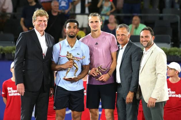 Tennis Men ATP, Tennis Men Tour 500 European Open Hamburg, Hamburg Open ATP 500 2024 , 21 07 2024 , Final , Dietloff v Arnim , Arthur Fils FRA , Christoph Holstein , Enric Molina Copyright: FernandoxSoares
