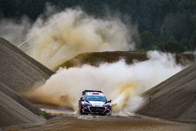 Bilder des Jahres 2024, Sport 07 Juli Sport Themen der Woche KW 29 Rally race - Fia World Rally Championship WRC, Motorsport Rallye, WM Tet Rally Latvia 2024 ,They Face 3rd The Day Of The RaceDuring Fia World Rally Championship WRC Tet Rally Latvia 2024 21 July Riga Latvia Riga Latvia  Copyright: xIPAxSport ABACAx