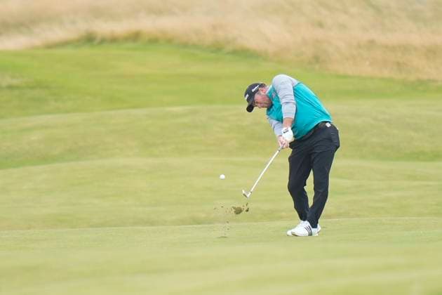 21st July 2024; Royal Troon Golf Club, Troon, South Ayrshire, Scotland; The Open Championship Final Round; Ryan Fox plays from the 13th fairway  ActionPlus12671133 StevenxFlynn