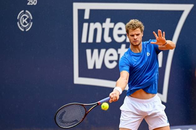 TENNIS - ATP, Tennis Herren Generali Open 2024 KITZBUEHEL,AUSTRIA,22.JUL.24 - TENNIS - ATP World Tour, Generali Open. Image shows Yannick Hanfmann (GER).  GEPAxpictures xDanielxSchoenherr