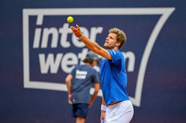 TENNIS - ATP, Tennis Herren Generali Open 2024 KITZBUEHEL,AUSTRIA,22.JUL.24 - TENNIS - ATP World Tour, Generali Open. Image shows Yannick Hanfmann (GER).  GEPAxpictures xDanielxSchoenherr