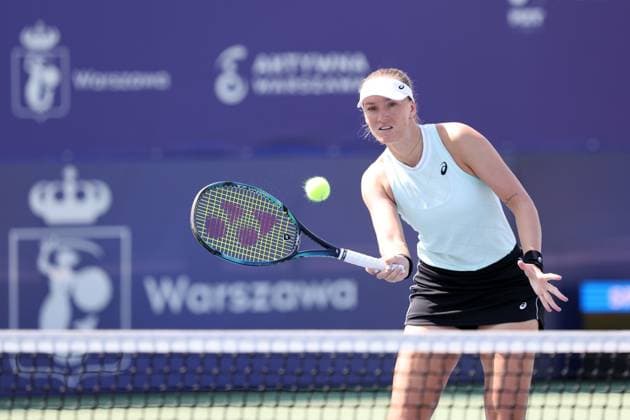 WARSZAWA 22.07.2024 TURNIEJ WTA, Tennis Damen 125 POLISH OPEN --- TENNIS TOURNAMENT WTA 125 POLISH OPEN IN WARSAW LINA GLUSHKO FOT. PIOTR KUCZA FOTOPYK NEWSPIX.PL --- Newspix.pl  240722PYK0005