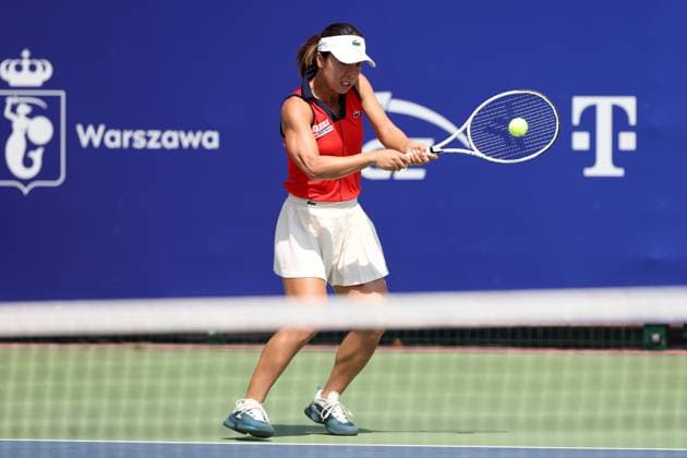 WARSZAWA 22.07.2024 TURNIEJ WTA, Tennis Damen 125 POLISH OPEN --- TENNIS TOURNAMENT WTA 125 POLISH OPEN IN WARSAW MAI HONTAMA FOT. PIOTR KUCZA FOTOPYK NEWSPIX.PL --- Newspix.pl  240722PYK0048