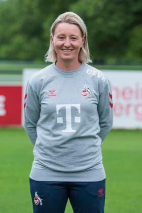 Team photo 1 FC Köln women, season 2024 25 22 07 2024 Jacqueline Dünker Co Trainer Team photo date of the women of 1 FC Köln for the season 2024 25, on 22 07 2024, Geissbockheim, Cologne Copyright: xBEAUTIFULxSPORTS Meuselx
