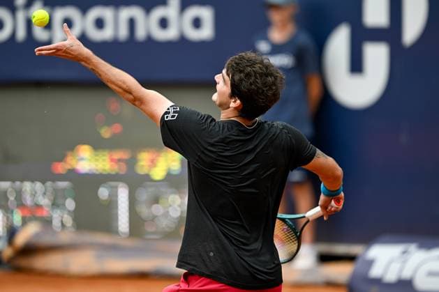 TENNIS - ATP, Tennis Herren Generali Open 2024 KITZBUEHEL,AUSTRIA,22.JUL.24 - TENNIS - ATP World Tour, Generali Open. Image shows Thiago Seyboth Wild (BRA).  GEPAxpictures xDanielxSchoenherr